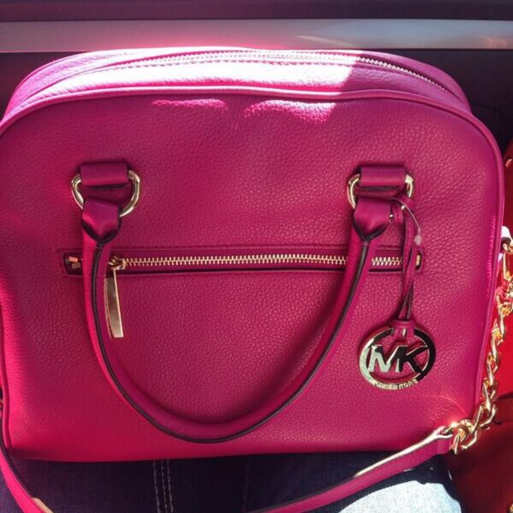 Pink Michael Kors purse